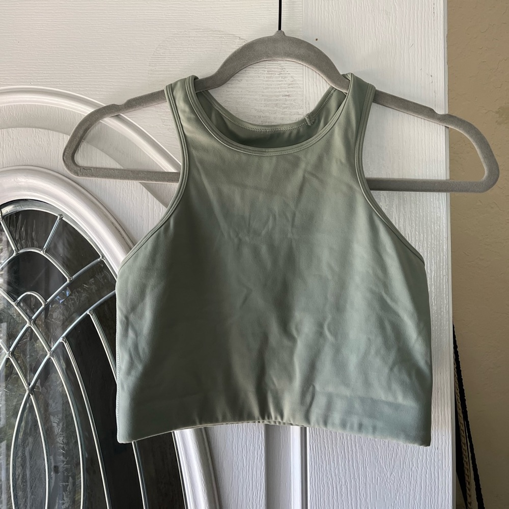 PARAGON Light Sage Cropped Tank Top